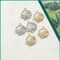 Yukfhgt Retro Hollowed Out Circle Butterfly Charms 30 Pcs Alloy Butterfly Charms Pendant for Jewelry Necklace Bracelet Earring Crafting Accessory (Silver)